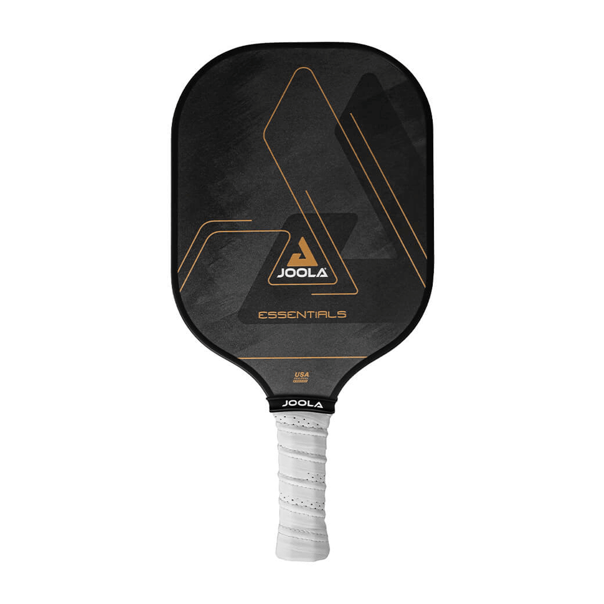 JOOLA Pickleball bat Essentials black side view focusing on the design.