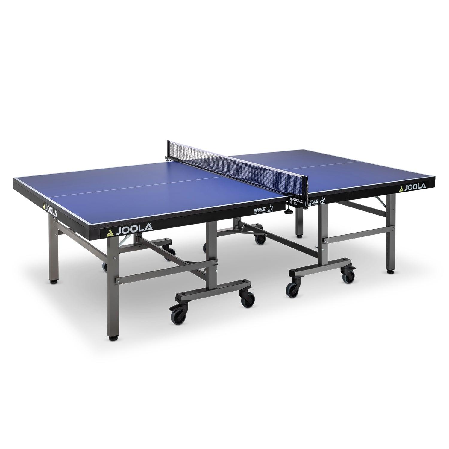 JOOLA table tennis table DUOMAT PRO side view focusing on the design.