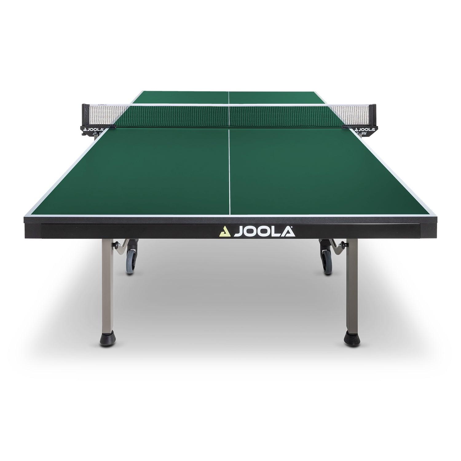 Front view of the JOOLA table tennis table ROLLOMAT PRO, highlighting the elegant appearance.