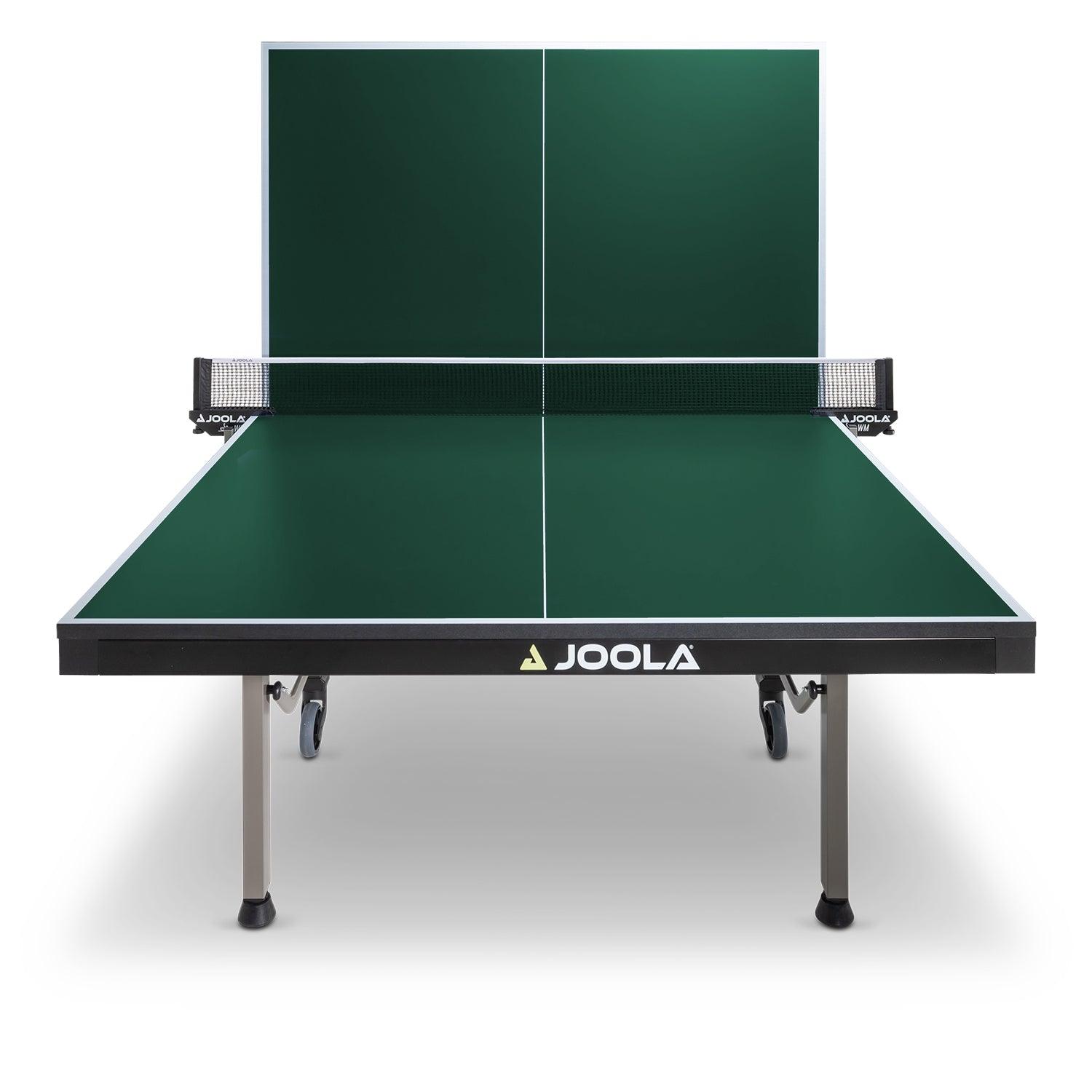 Grip area of the JOOLA table tennis table ROLLOMAT PRO, showing the ergonomic shape for comfort.
