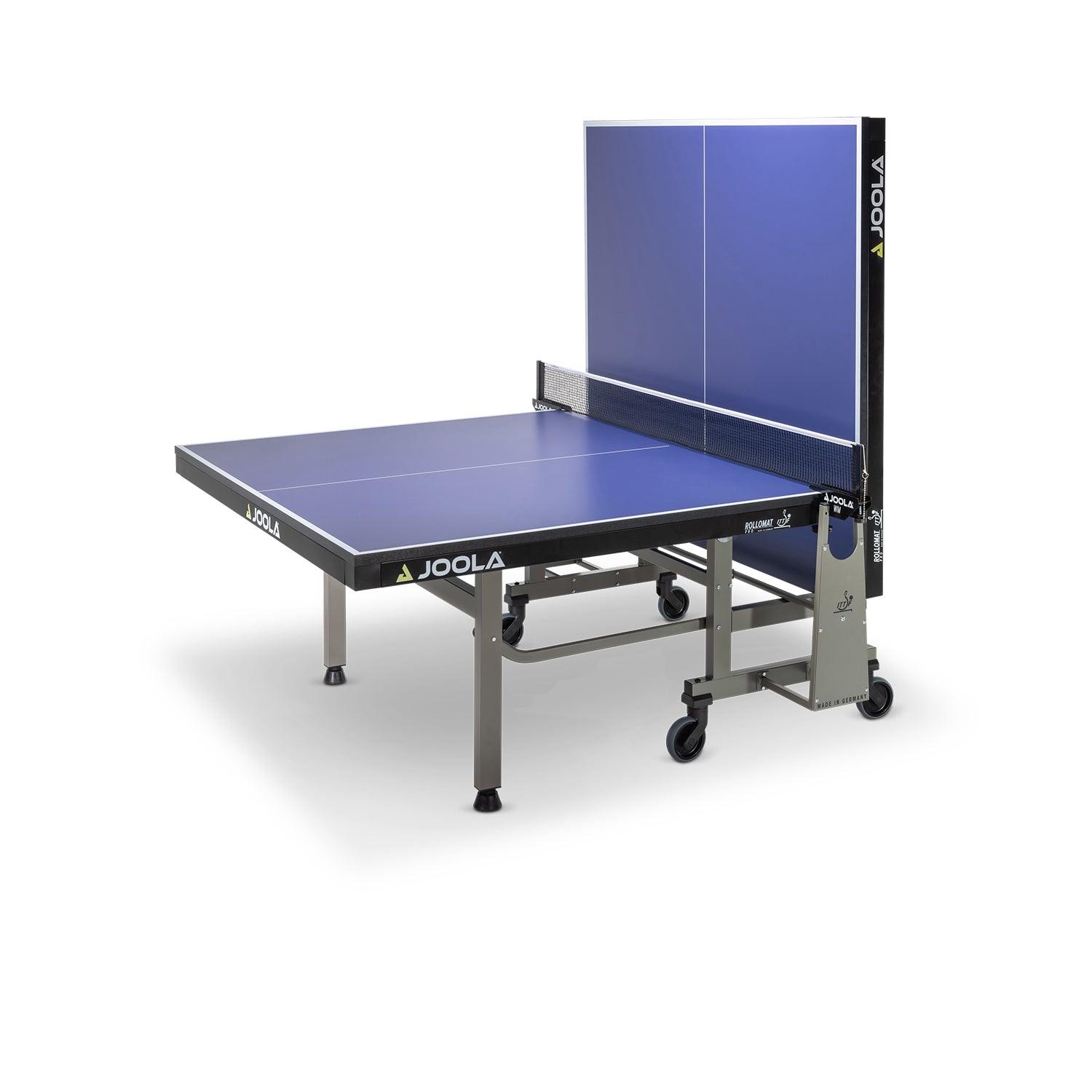 JOOLA table tennis table ROLLOMAT PRO - Close-up of the handle area for better control.