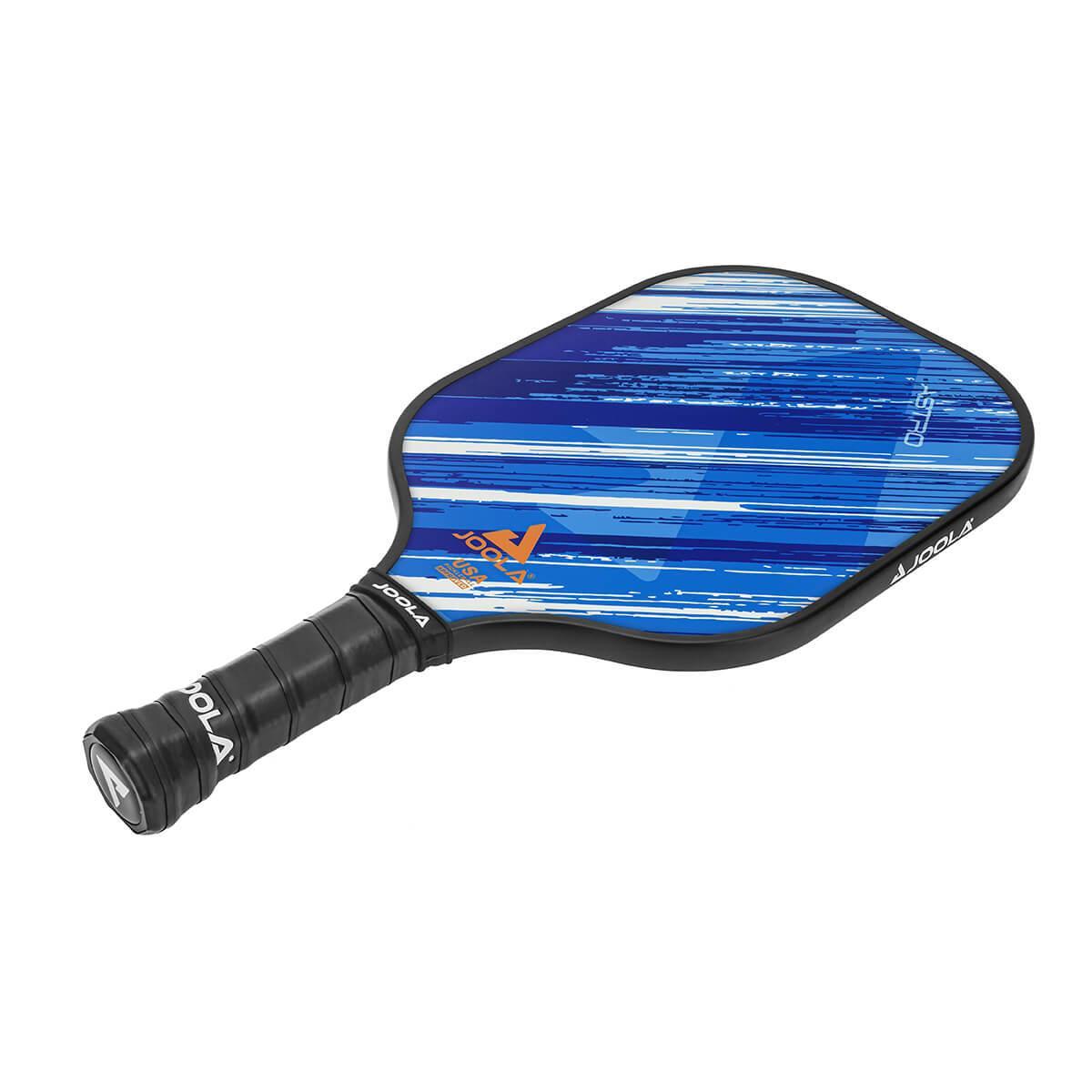 Close-up of the JOOLA Pickleball bat Astro 12, showing the surface and texture.