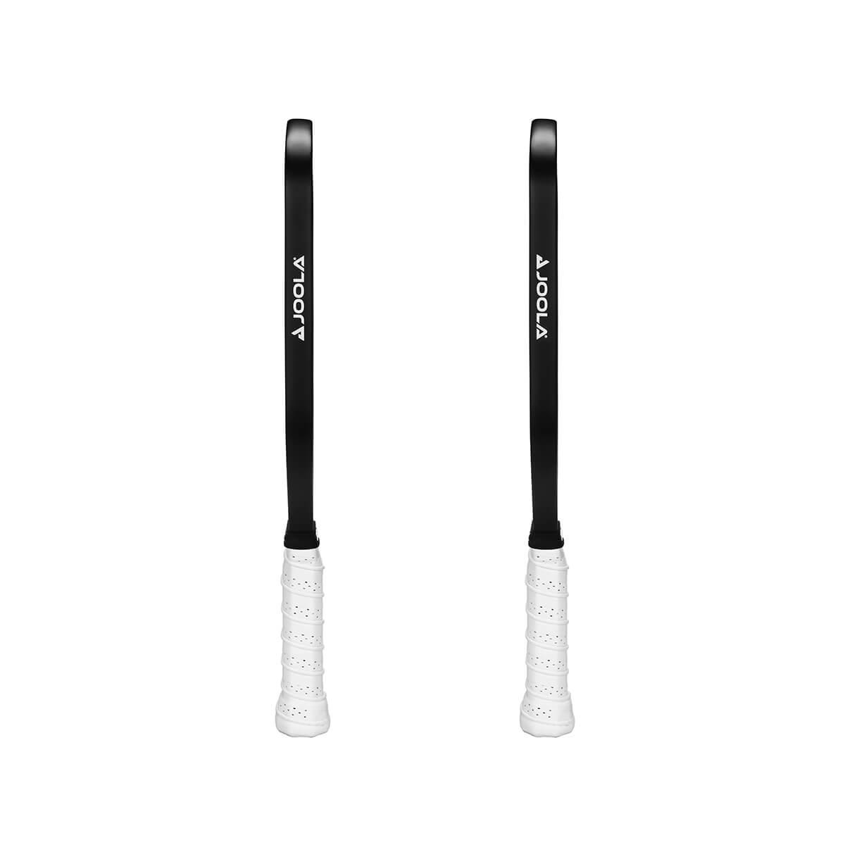 Focus on the edges of the JOOLA Pickleball bat Ben Johns Hyperion CAS 13.5, showing precise craftsmanship.