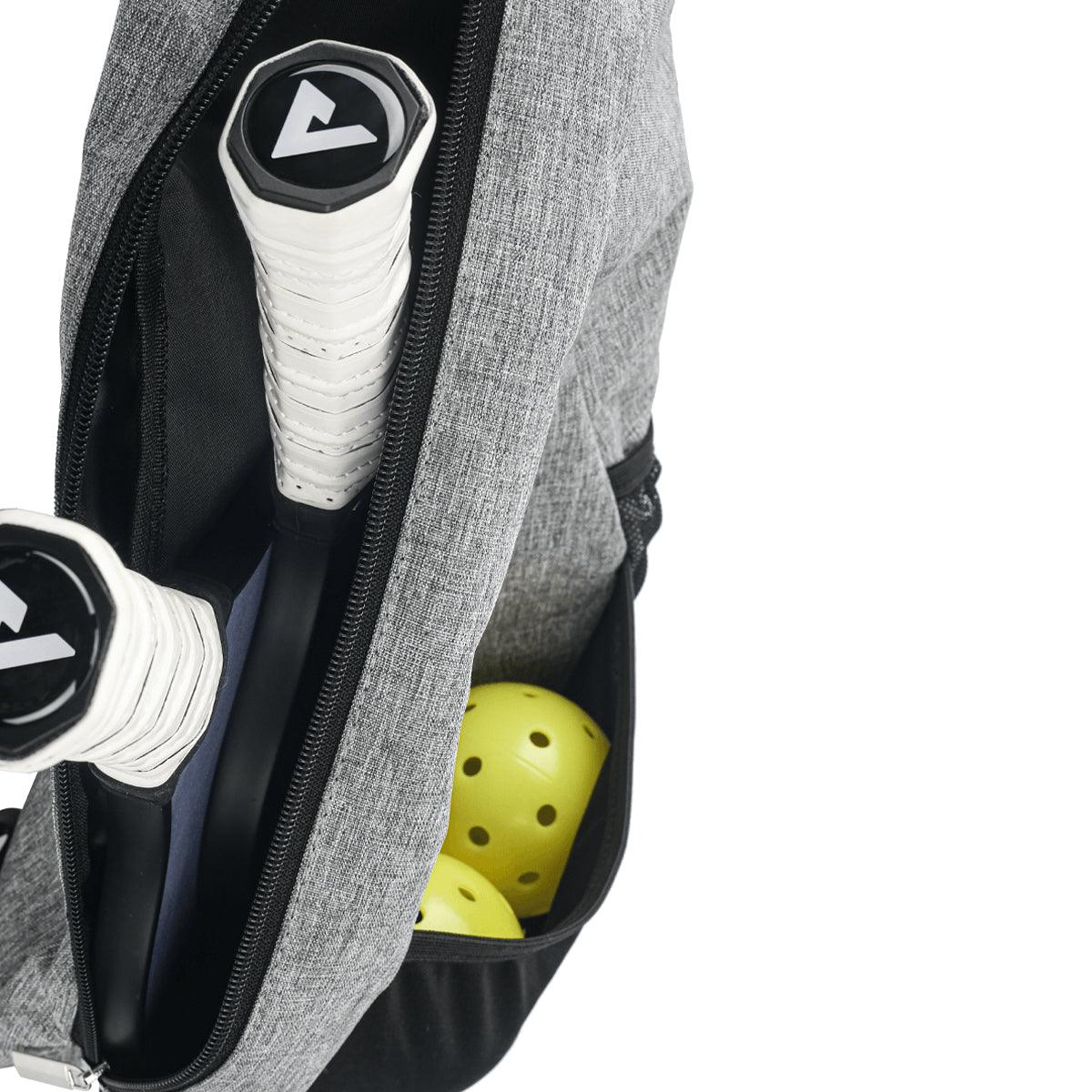 Rear view of the JOOLA Pickleball Set Essentials, showing material texture.