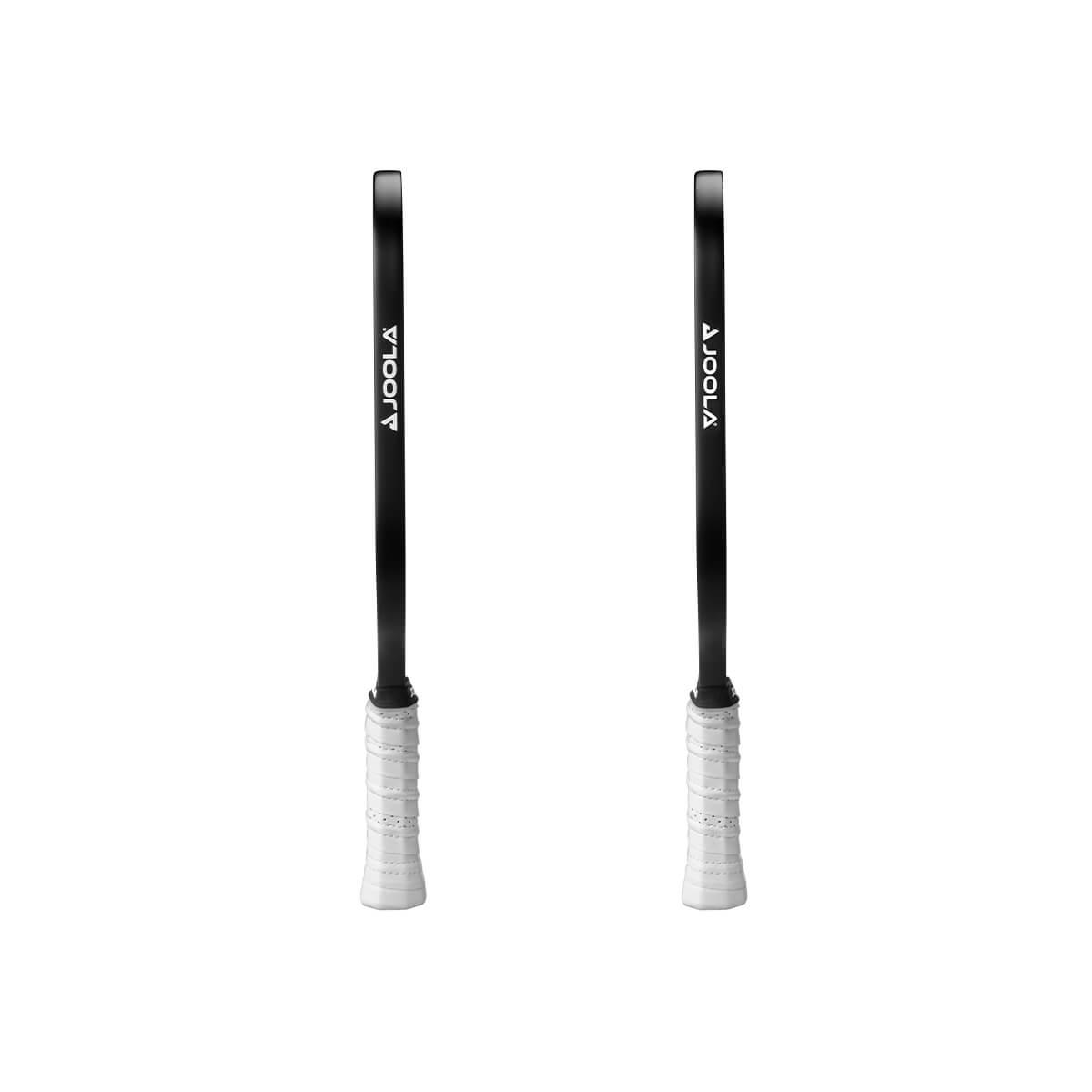 JOOLA Pickleball bat Essentials black - close-up of the grip area for better control.