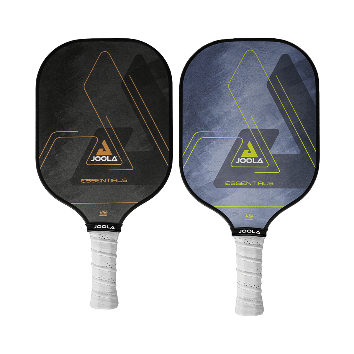 Focus on the material of the JOOLA Pickleball bat Essentials black, showcasing the innovative design.