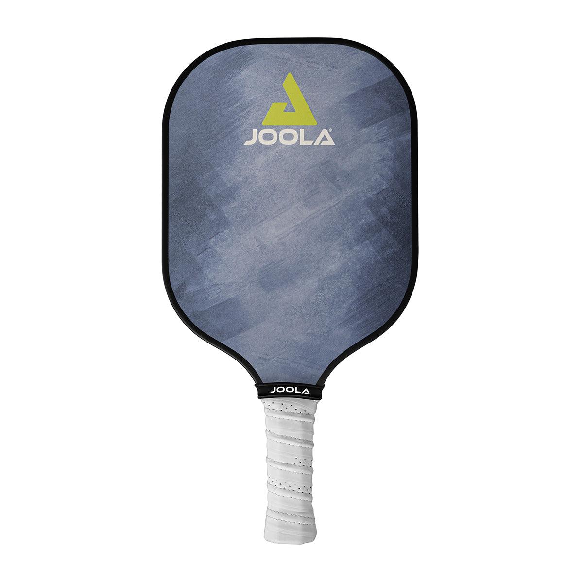 Close-up of the JOOLA Pickleball bat Essentials blue, showing the surface and texture.