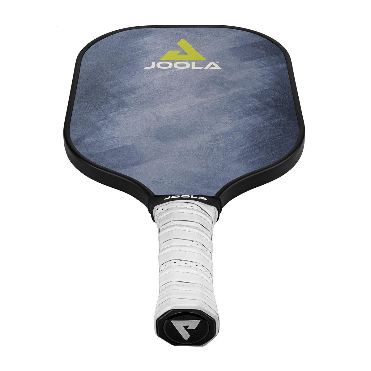 Overall view of the JOOLA Pickleball bat Essentials blue focusing on the compact design.