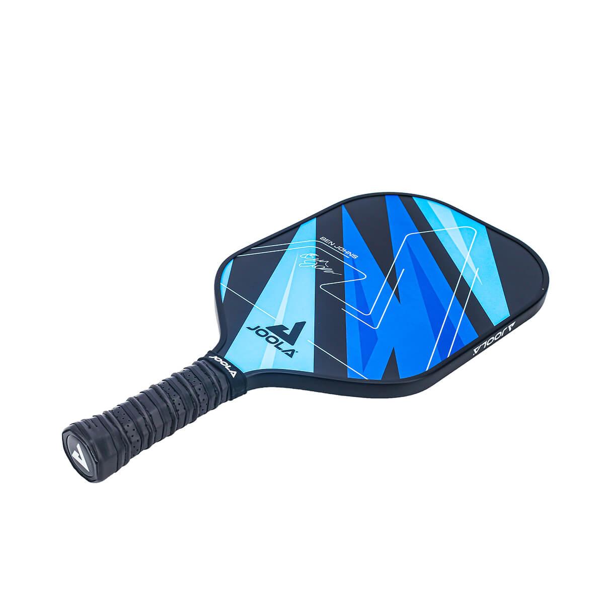 Overall view of the JOOLA Pickleball Set Ben Johns Blue Lightning focusing on the compact design.