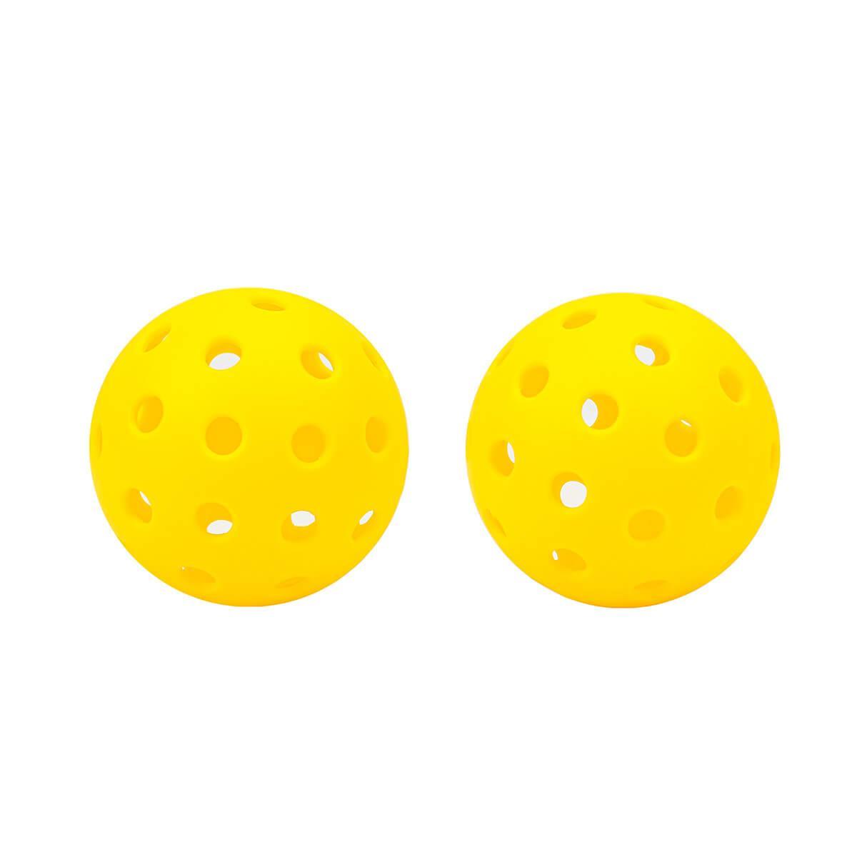 Focus on the material of the JOOLA Pickleball Set Elemental Net + 2x Ben Johns Blue Lightning Set, showcasing the innovative design.