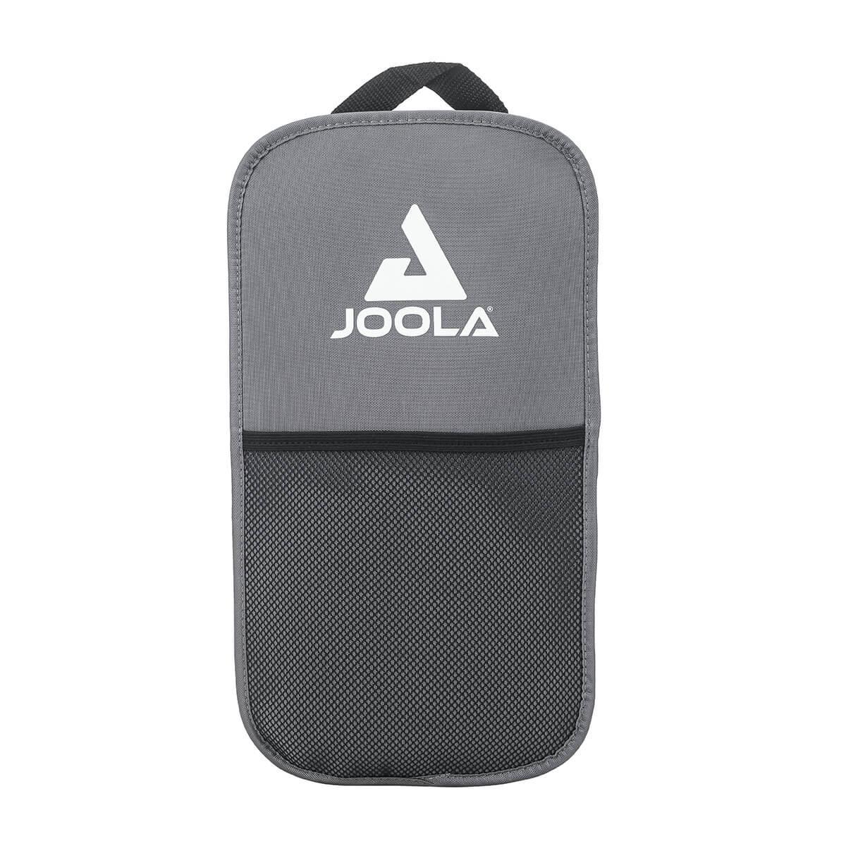 Side view of the JOOLA Pickleball Set Elemental Net + 2x Ben Johns Blue Lightning Set, highlighting the sleek shape.