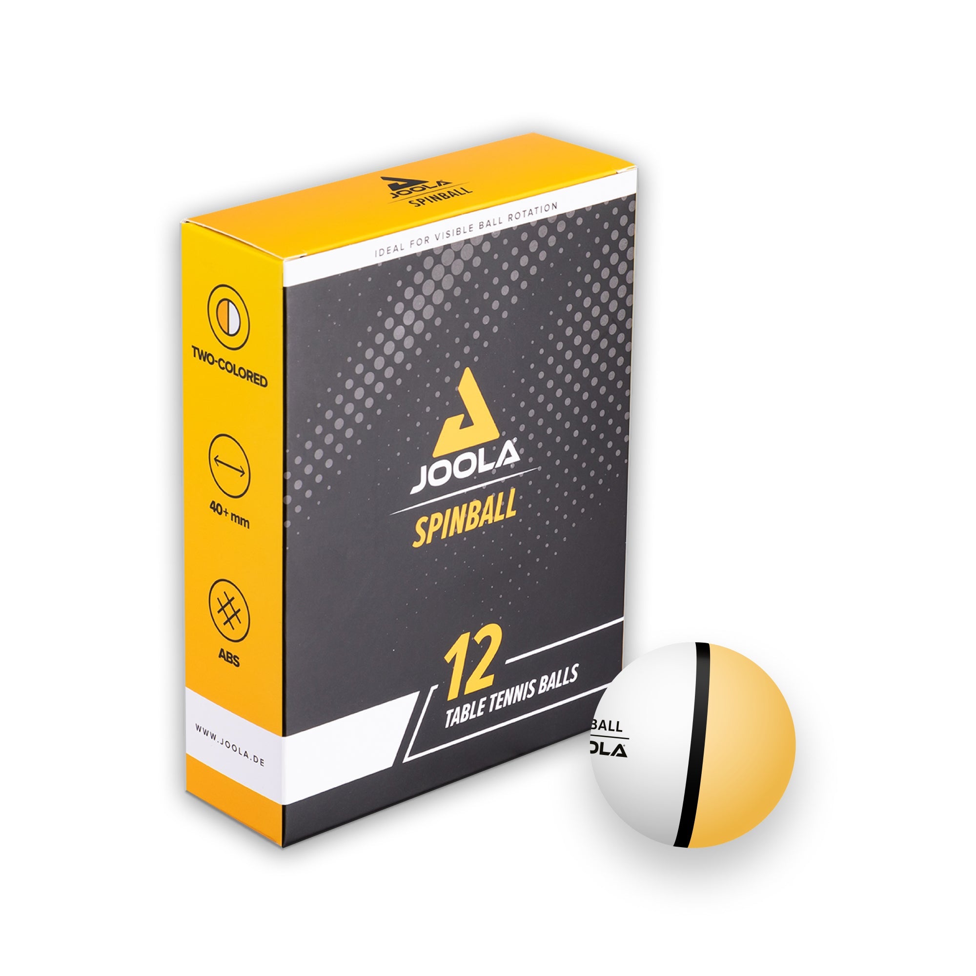 JOOLA Table Tennis Ball Spinball 12-pack