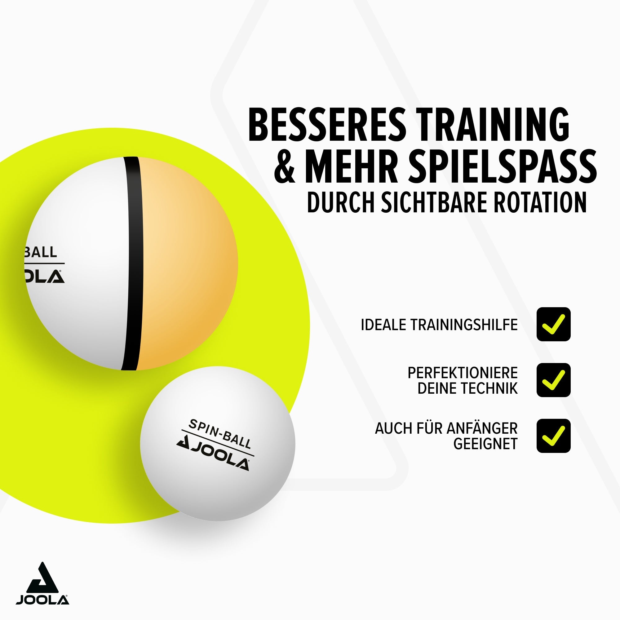 JOOLA Table Tennis Ball Spinball 12-pack
