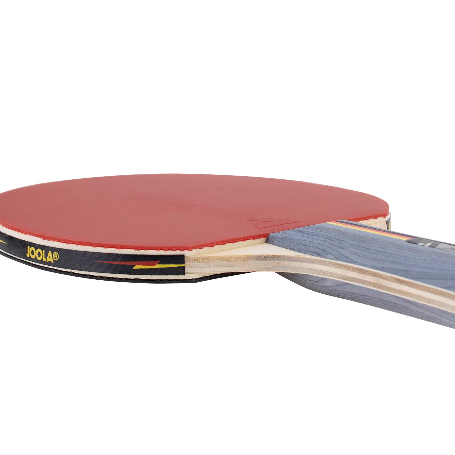 Close-up of the JOOLA table tennis bat TEAM SCHOOL, showing the surface and texture.