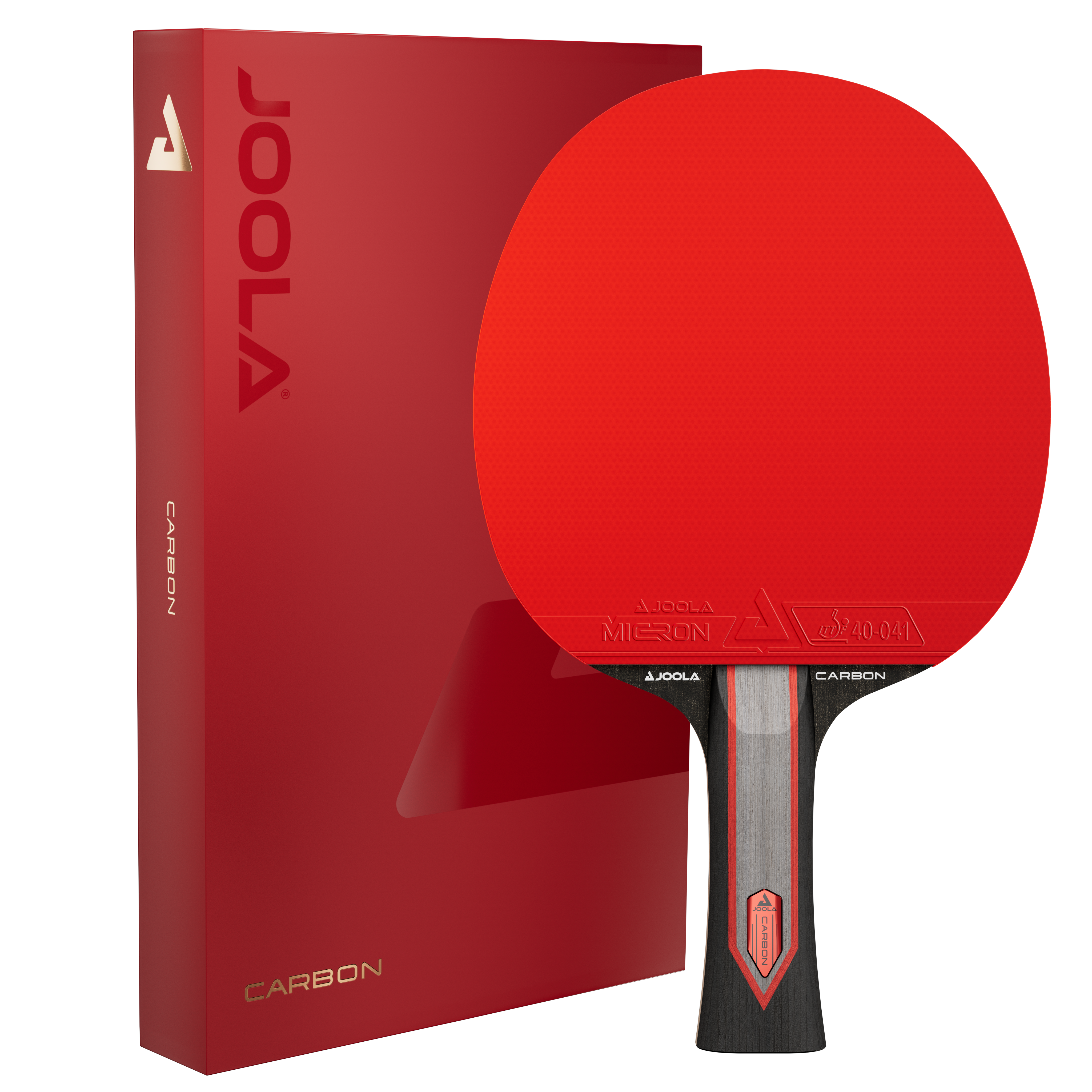 JOOLA Table Tennis Bat Red Carbon Pro