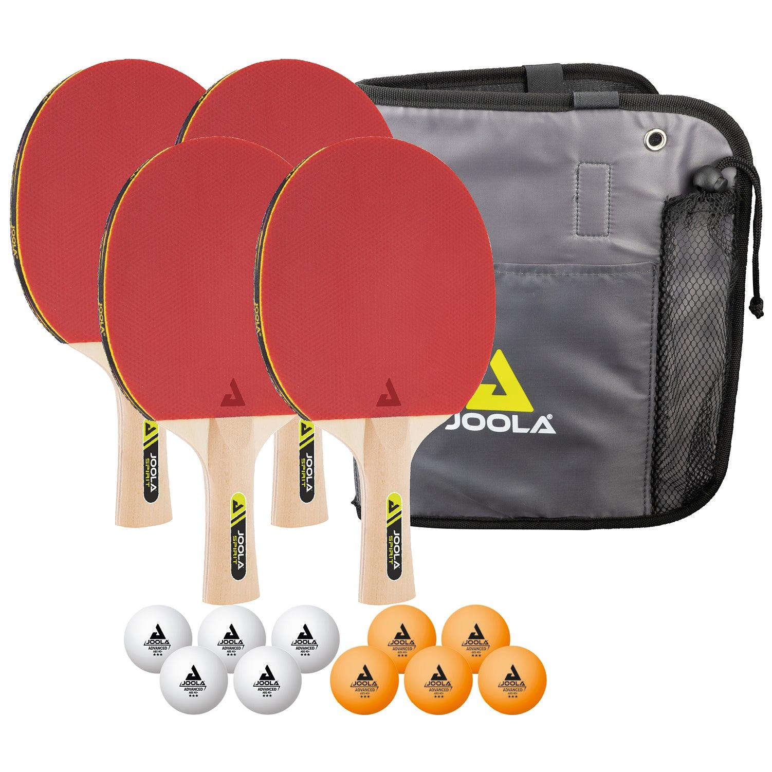 JOOLA table tennis set FAMILY side view focusing on the design.