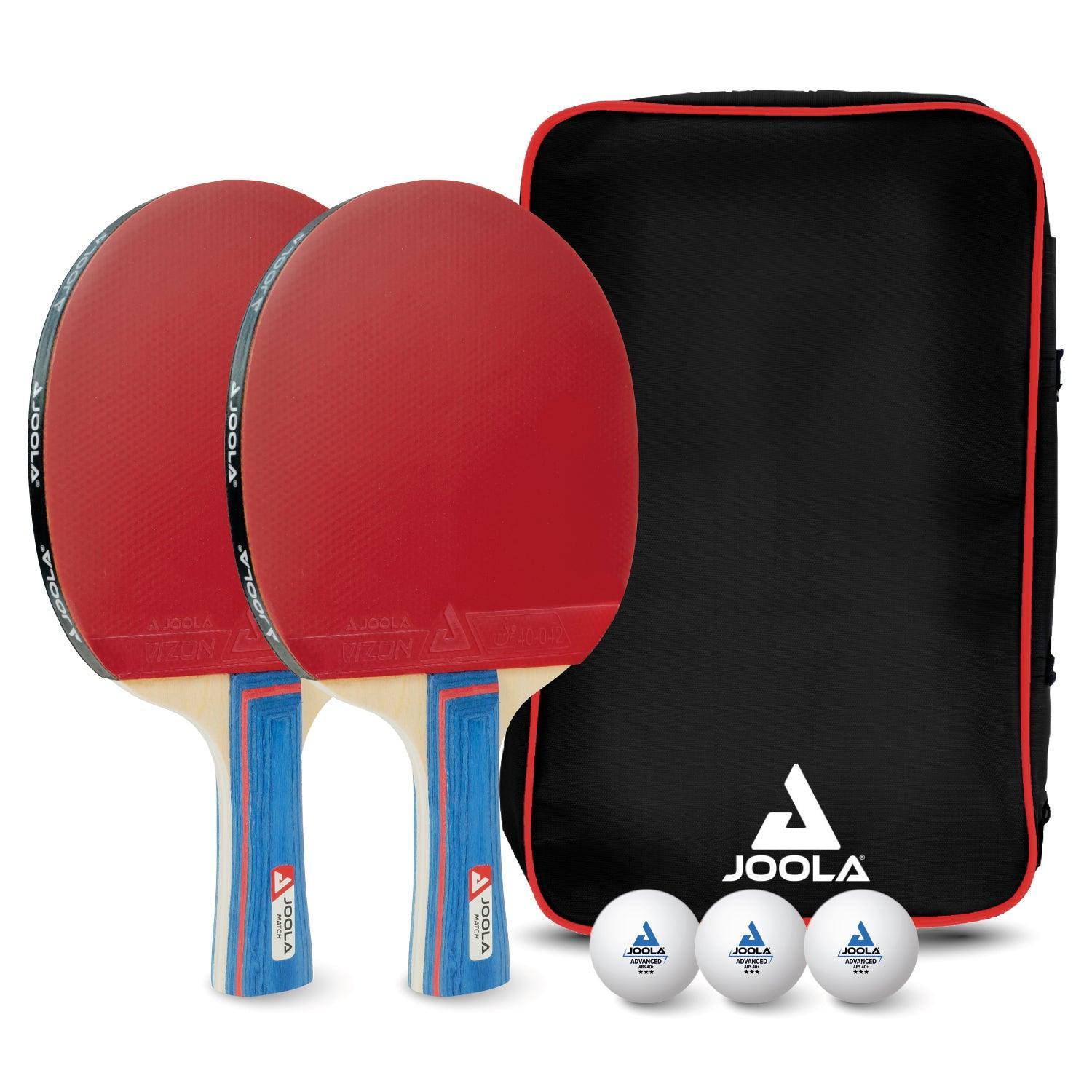 JOOLA table tennis set DUO side view focusing on the design.